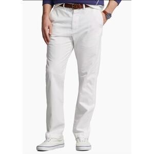 Polo Ralph‎ Lauren White Cotton Chino Pants
